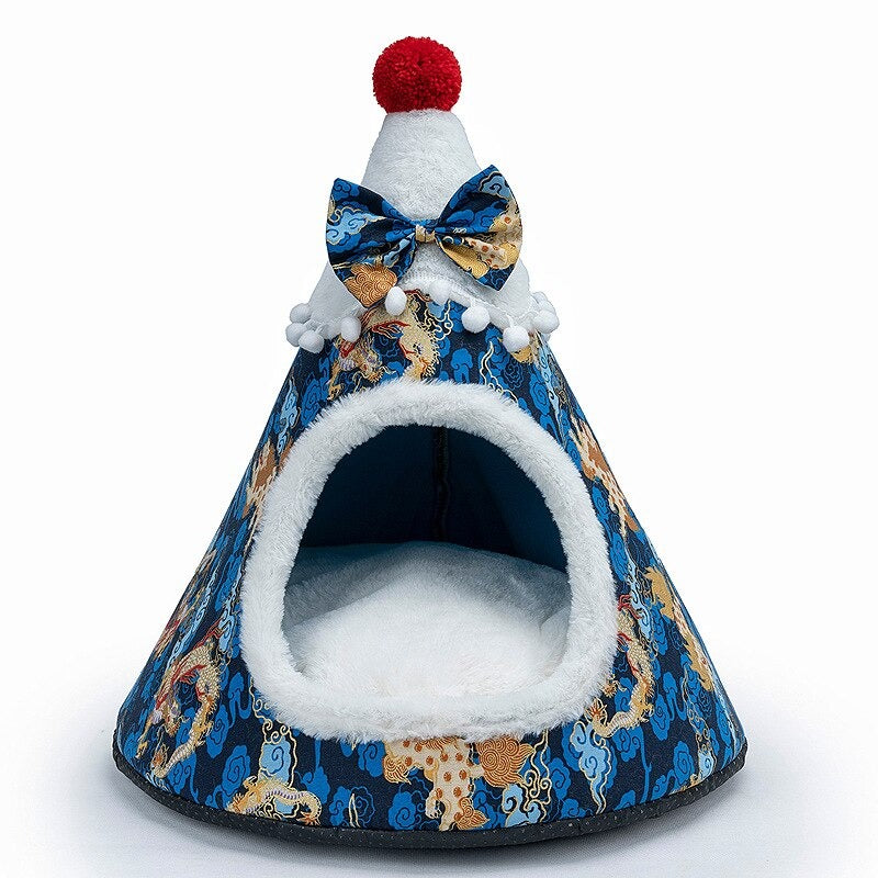 Bed Tent Cat Litter - Blue